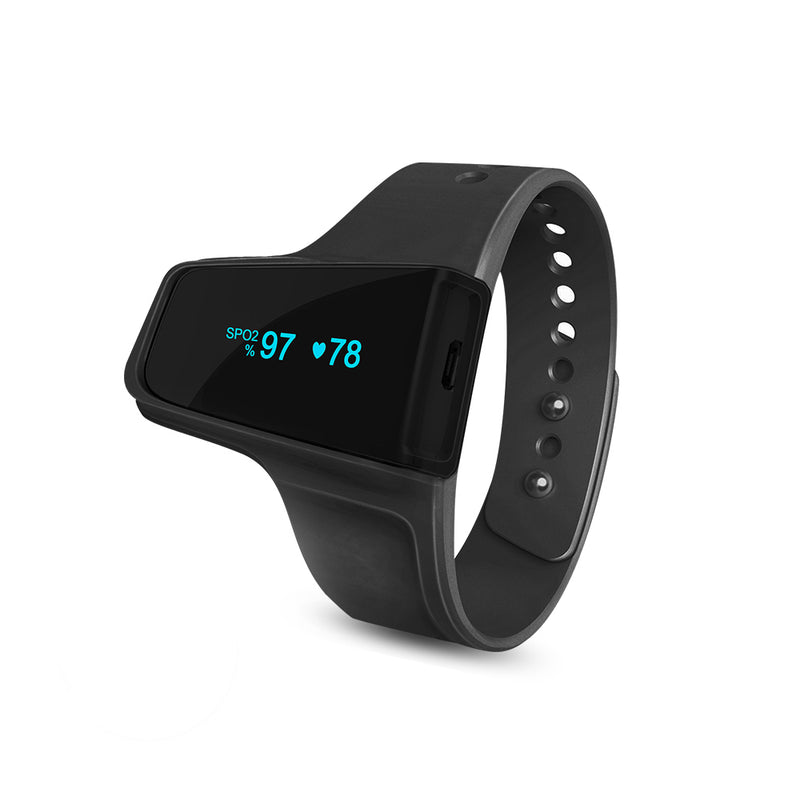 pulsossimetro saturimetro misuratore ossigeno livello ossigeno sangue monitor saturazione frequenza cardiaca dispositivo medico salute respiratoria ossimetria saturazione ossigeno dito battito cardiaco lettura SpO2 controllo ossigenazione cura domiciliare monitoraggio salute saturazione polso misurazione parametri vitali strumento diagnostico tecnologia medica